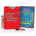 Save A Hundred Lives And You're A Nurse Clipboard & Pen Gift Set